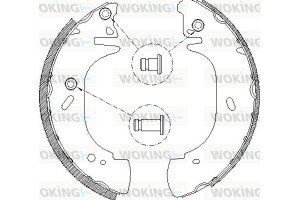 Woking Σετ Σιαγόνων Φρένων - Z4306.01