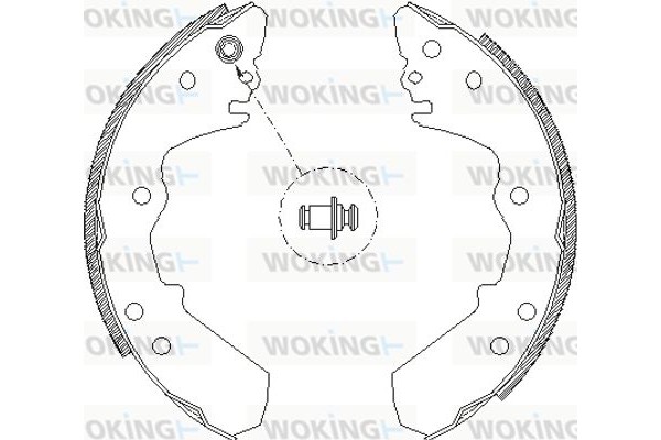 Woking Σετ Σιαγόνων Φρένων - Z4316.00