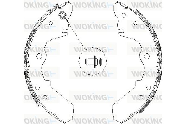 Woking Σετ Σιαγόνων Φρένων - Z4343.00