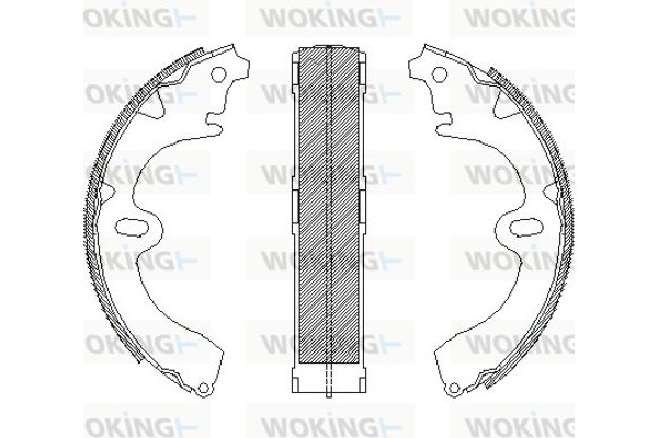 Woking Σετ Σιαγόνων Φρένων - Z4345.00