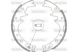 Woking Σετ Σιαγόνων Φρένων - Z4346.00
