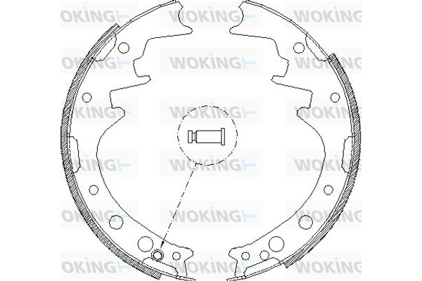 Woking Σετ Σιαγόνων Φρένων - Z4346.00