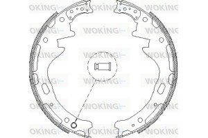 Woking Σετ Σιαγόνων Φρένων - Z4357.00