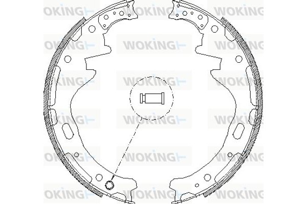 Woking Σετ Σιαγόνων Φρένων - Z4357.00