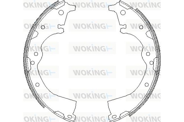 Woking Σετ Σιαγόνων Φρένων - Z4360.00