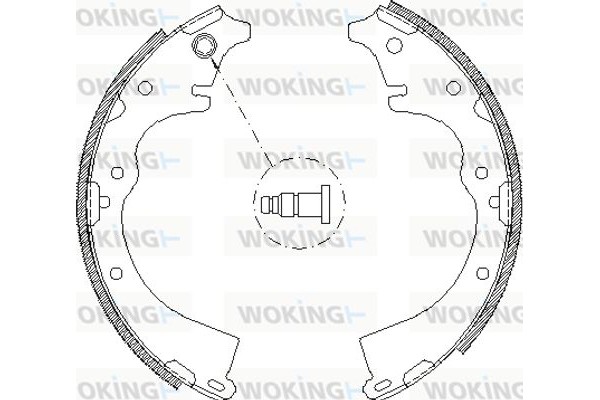 Woking Σετ Σιαγόνων Φρένων - Z4360.01