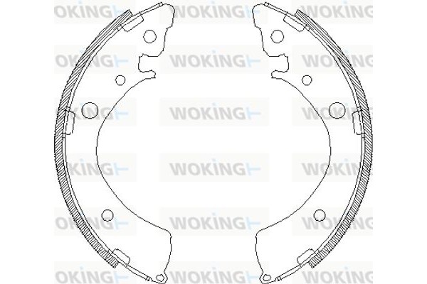 Woking Σετ Σιαγόνων Φρένων - Z4367.00