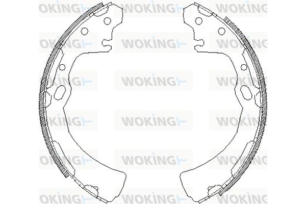 Woking Σετ Σιαγόνων Φρένων - Z4384.00