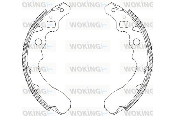 Woking Σετ Σιαγόνων Φρένων - Z4390.00