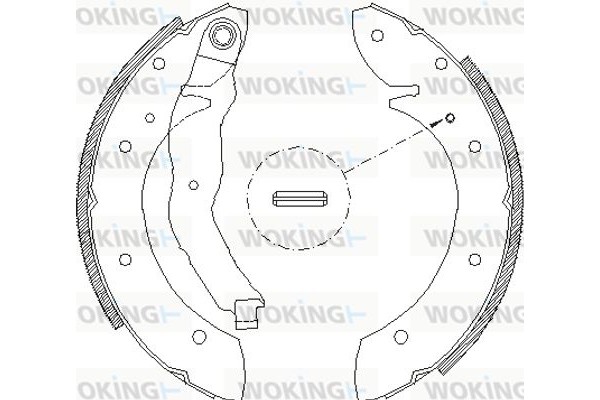 Woking Σετ Σιαγόνων Φρένων - Z4396.01