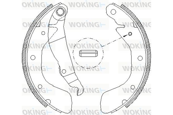 Woking Σετ Σιαγόνων Φρένων - Z4398.00