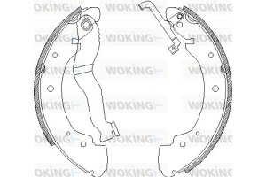 Woking Σετ Σιαγόνων Φρένων - Z4402.00