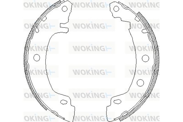 Woking Σετ Σιαγόνων Φρένων - Z4416.00