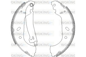 Woking Σετ Σιαγόνων Φρένων - Z4417.01