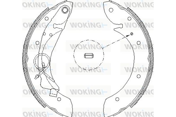 Woking Σετ Σιαγόνων Φρένων - Z4419.00