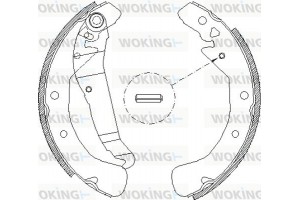 Woking Σετ Σιαγόνων Φρένων - Z4422.00