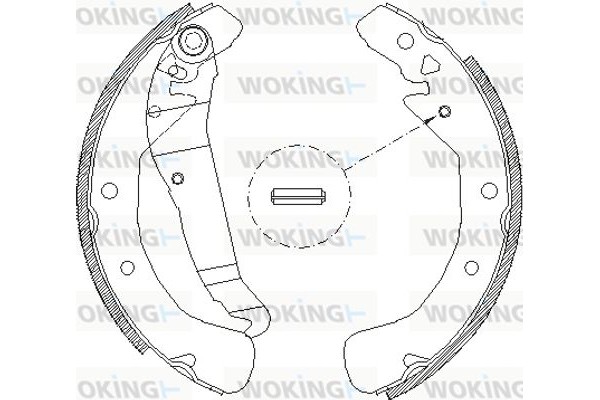Woking Σετ Σιαγόνων Φρένων - Z4422.00