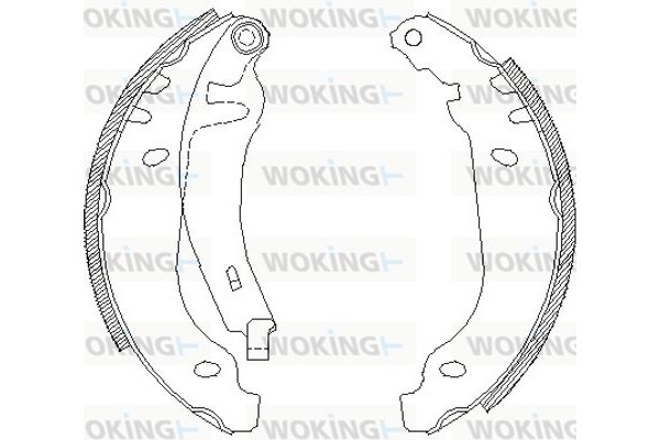 Woking Σετ Σιαγόνων Φρένων - Z4506.01