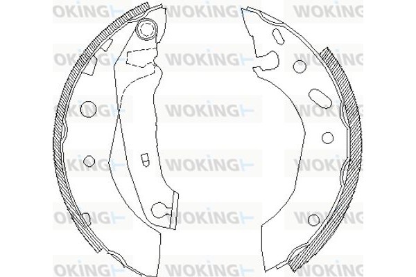 Woking Σετ Σιαγόνων Φρένων - Z4507.01