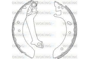 Woking Σετ Σιαγόνων Φρένων - Z4512.00