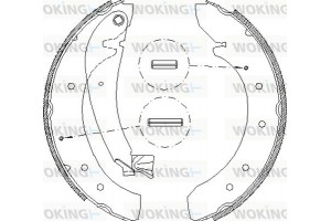 Woking Σετ Σιαγόνων Φρένων - Z4719.00