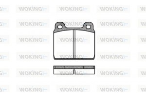 Woking Σετ τακάκια, Δισκόφρενα - P1023.00