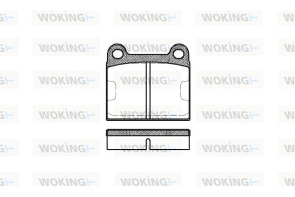 Woking Σετ τακάκια, Δισκόφρενα - P1063.60