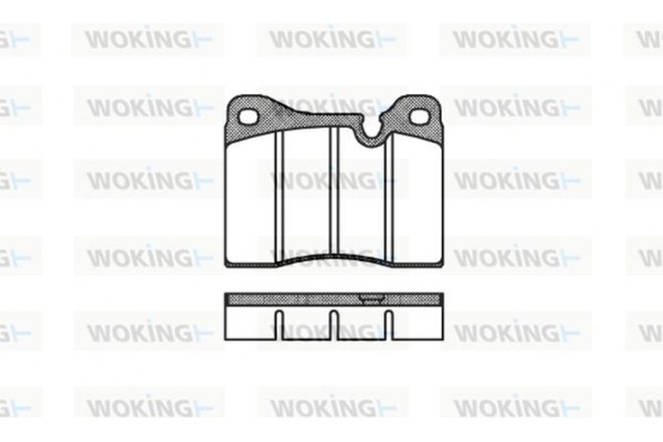 Woking Σετ τακάκια, Δισκόφρενα - P1113.30