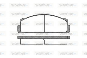 Woking Σετ τακάκια, Δισκόφρενα - P1223.00