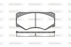Woking Σετ τακάκια, Δισκόφρενα - P1473.00