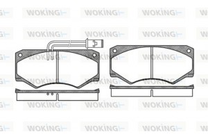 Woking Σετ τακάκια, Δισκόφρενα - P1473.22