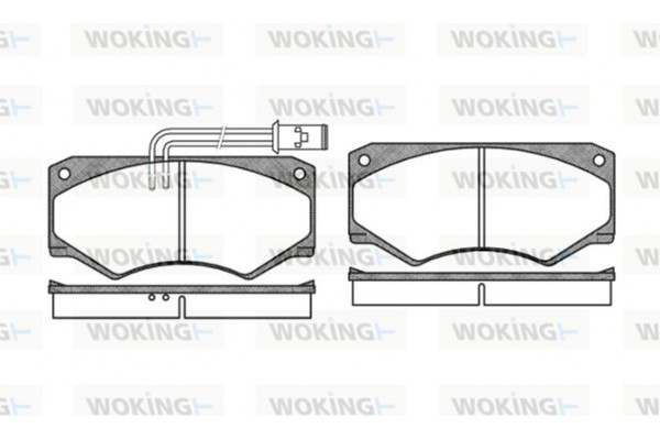 Woking Σετ τακάκια, Δισκόφρενα - P1473.22