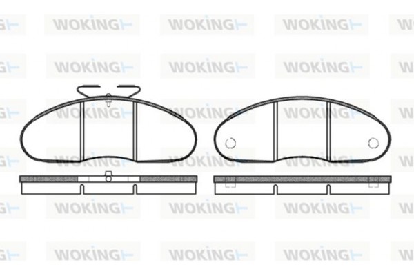 Woking Σετ τακάκια, Δισκόφρενα - P1483.00