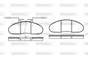 Woking Σετ τακάκια, Δισκόφρενα - P1483.12