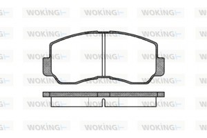 Woking Σετ τακάκια, Δισκόφρενα - P1943.40