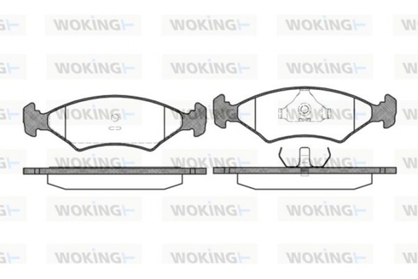 Woking Σετ τακάκια, Δισκόφρενα - P0193.20