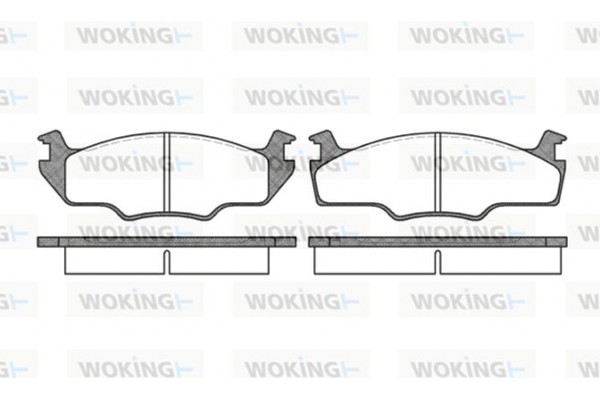 Woking Σετ τακάκια, Δισκόφρενα - P0213.10