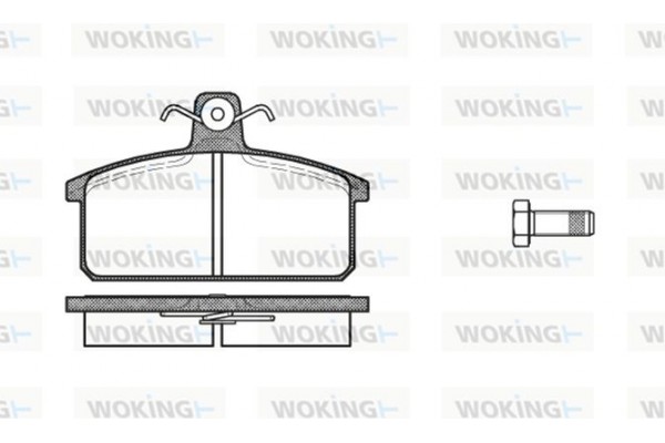 Woking Σετ τακάκια, Δισκόφρενα - P0283.00