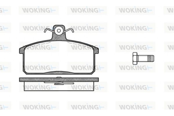 Woking Σετ τακάκια, Δισκόφρενα - P0283.40