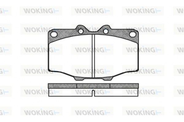 Woking Σετ τακάκια, Δισκόφρενα - P0323.00