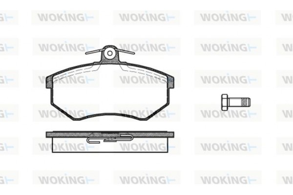 Woking Σετ τακάκια, Δισκόφρενα - P0343.00