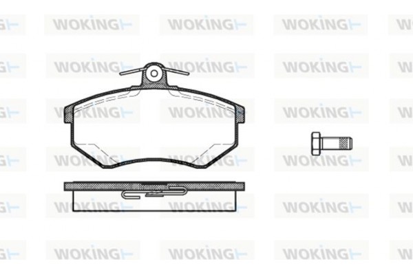 Woking Σετ τακάκια, Δισκόφρενα - P0343.20