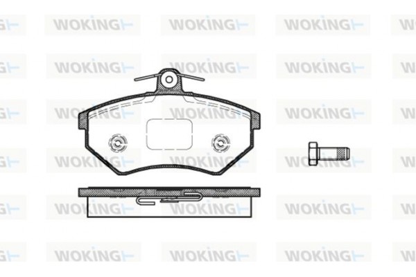 Woking Σετ τακάκια, Δισκόφρενα - P0343.40