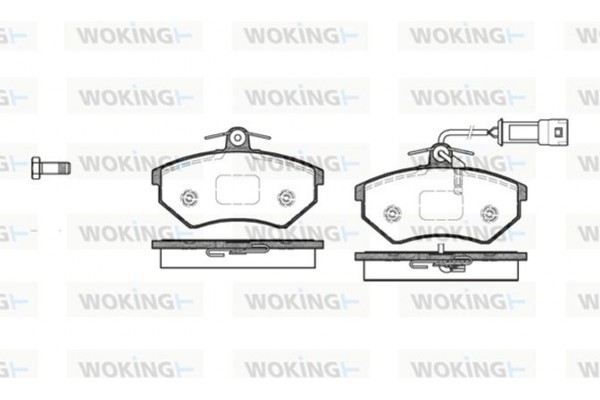 Woking Σετ τακάκια, Δισκόφρενα - P0343.42