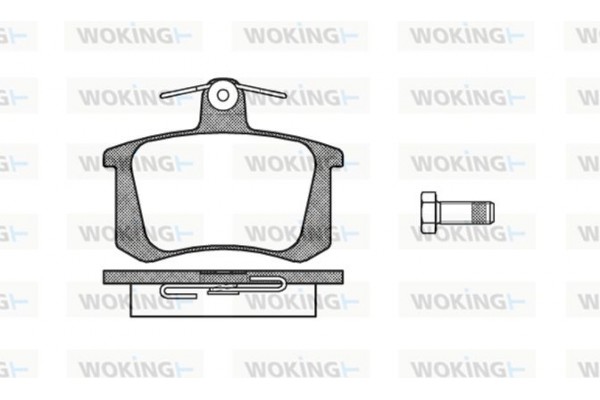 Woking Σετ τακάκια, Δισκόφρενα - P0353.20