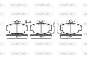 Woking Σετ τακάκια, Δισκόφρενα - P0413.02