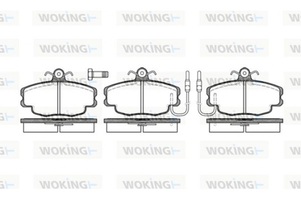 Woking Σετ τακάκια, Δισκόφρενα - P0413.02