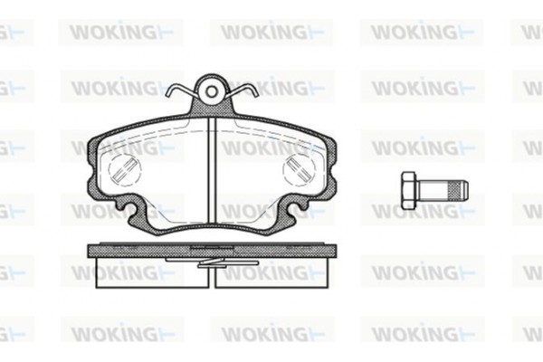 Woking Σετ τακάκια, Δισκόφρενα - P0413.10