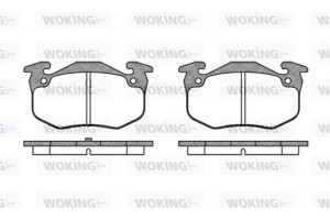 Woking Σετ τακάκια, Δισκόφρενα - P0443.50