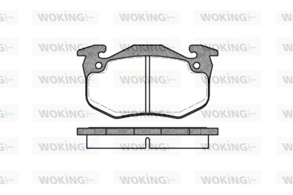 Woking Σετ τακάκια, Δισκόφρενα - P0443.80